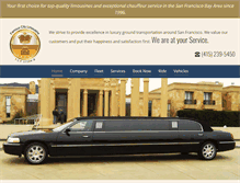 Tablet Screenshot of famouscitylimo.com